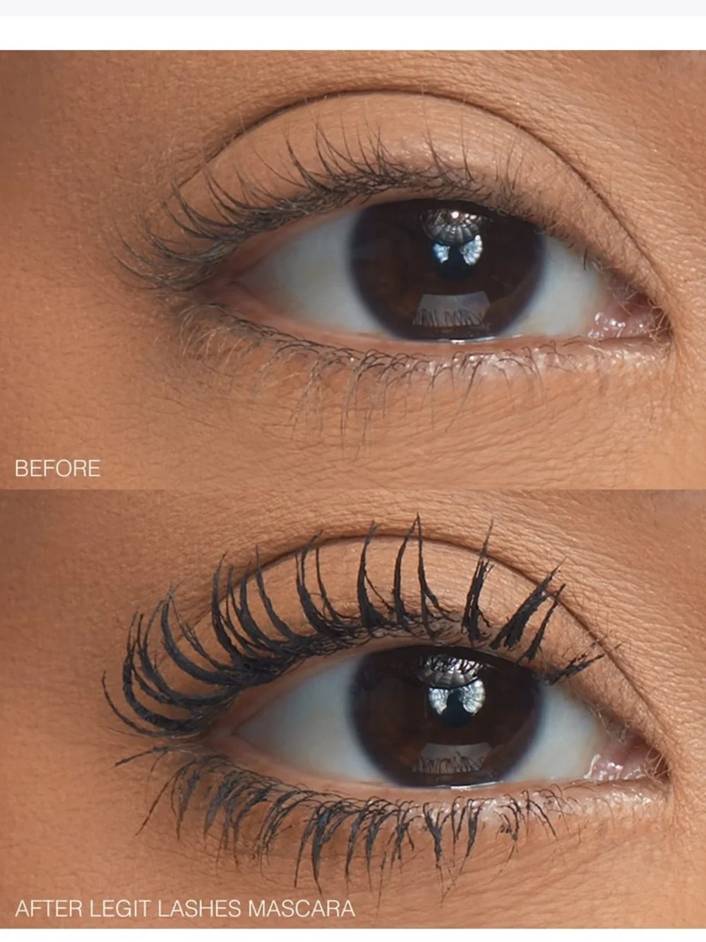 HUDA BEAUTY LEGIT LASHES Double-Ended Volumizing and Lengthening Mascara